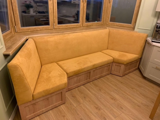 Эркерный диван Астон с рамочным фасадом. Эркерный диван Астон с рамочным фасадом.